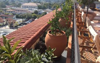 Installation of Greek pots | Landscapers Santa Barbara